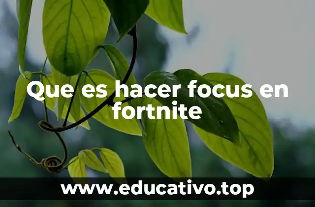 Cómo se ejecuta una estrategia de focus