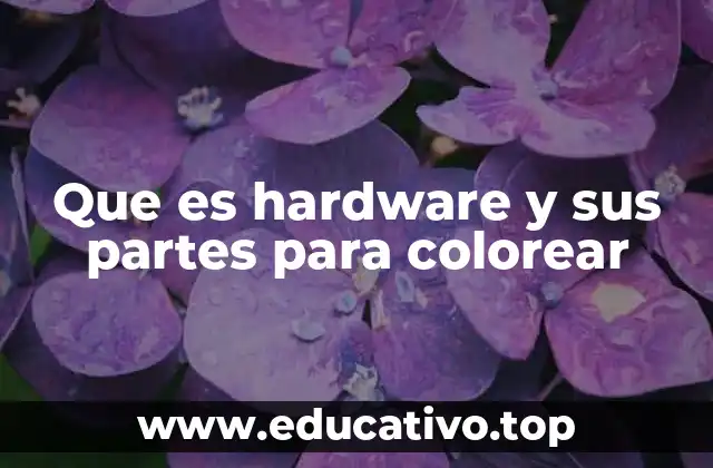 Que es hardware y sus partes para colorear