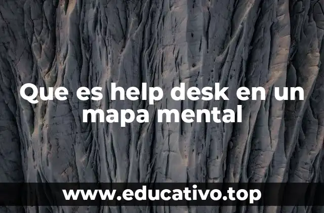 Que es help desk en un mapa mental