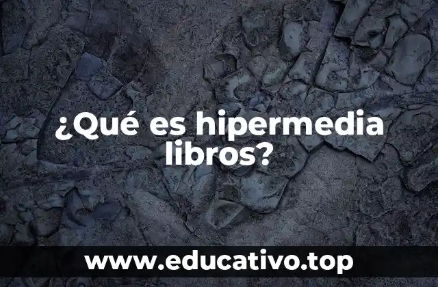 ¿Qué es hipermedia libros?