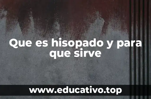 Que es hisopado y para que sirve