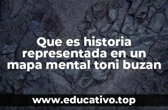Que es historia representada en un mapa mental toni buzan