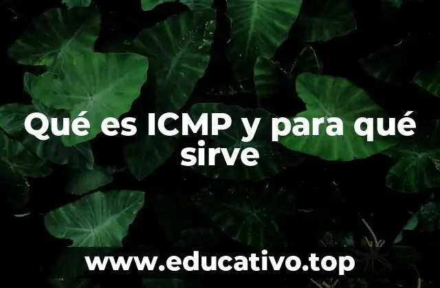 Qué es ICMP y para qué sirve