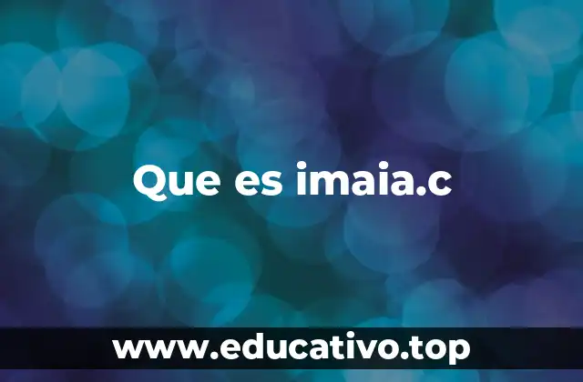 Que es imaia.c