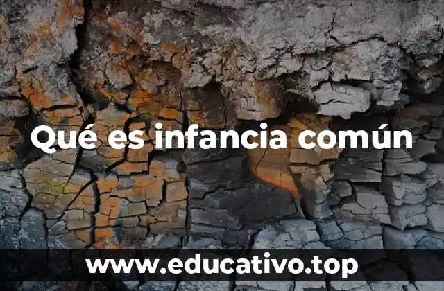 Qué es infancia común