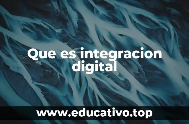 Que es integracion digital
