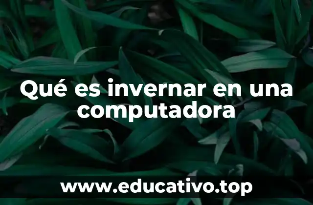 Qué es invernar en una computadora