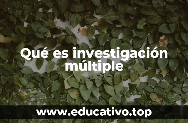El enfoque multimétodo en la investigación científica