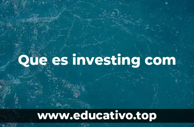 Que es investing com