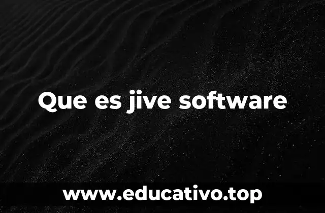 Que es jive software
