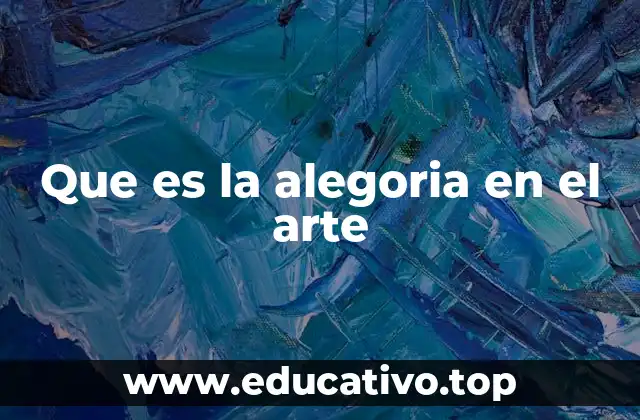 Que es la alegoria en el arte