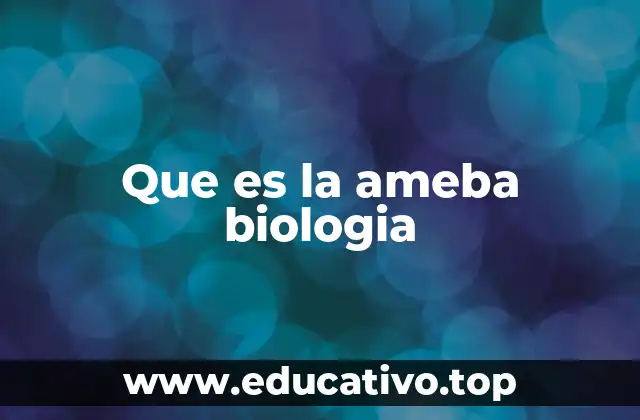 Que es la ameba biologia