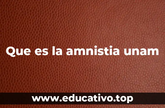 Cómo la amnistía UNAM apoya a los estudiantes en su trayectoria académica