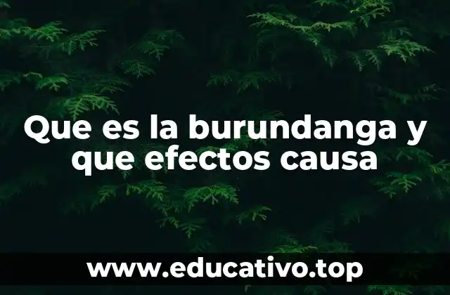 Que es la burundanga y que efectos causa