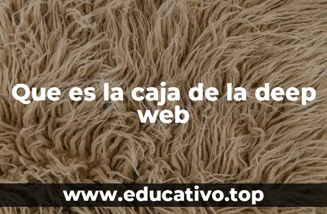Que es la caja de la deep web