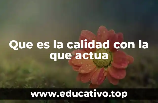 La importancia de actuar con coherencia