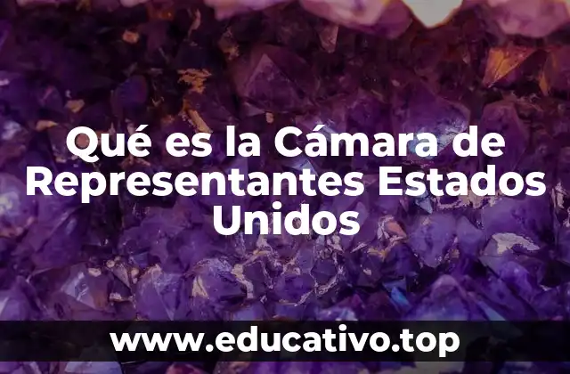 Qué es la Cámara de Representantes Estados Unidos