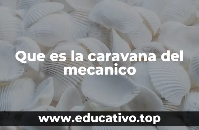 Que es la caravana del mecanico