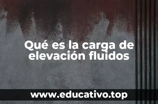 Qué es la carga de elevación fluidos