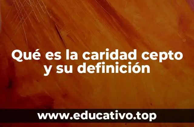 La caridad como acto de solidaridad y transformación social