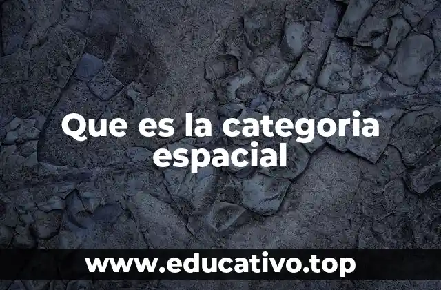 El rol de la categoría espacial en la percepción humana