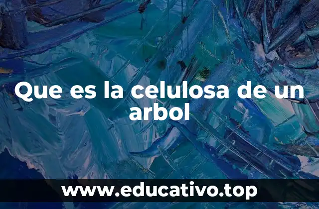 Que es la celulosa de un arbol