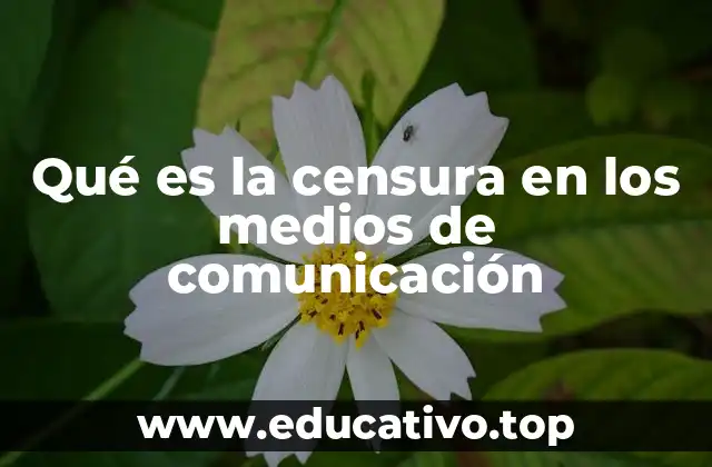 Qué es la censura en los medios de comunicación