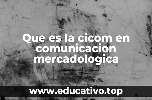 Que es la cicom en comunicacion mercadologica