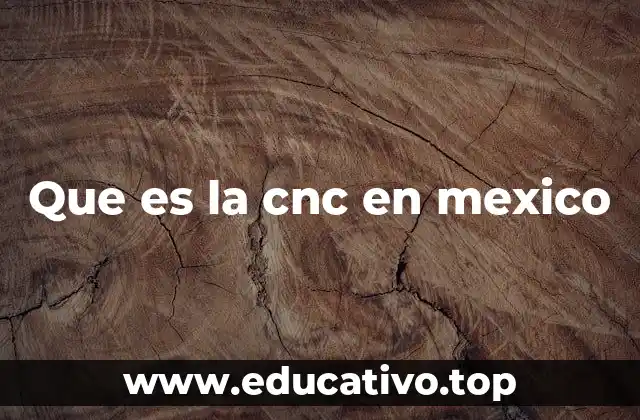 Que es la cnc en mexico