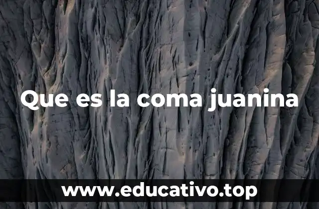 Que es la coma juanina