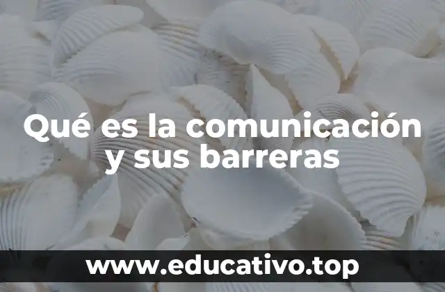 Qué es la comunicación y sus barreras