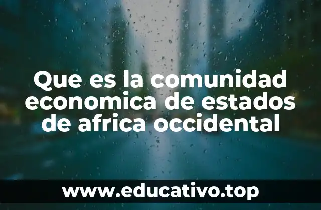 La integración económica en el oeste de África