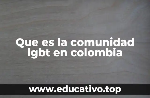 La visibilidad y participación social de las personas LGBT en Colombia