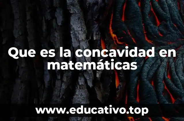 Que es la concavidad en matemáticas