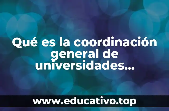 El papel de esta coordinación en el sistema educativo nacional