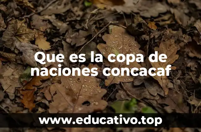 Que es la copa de naciones concacaf