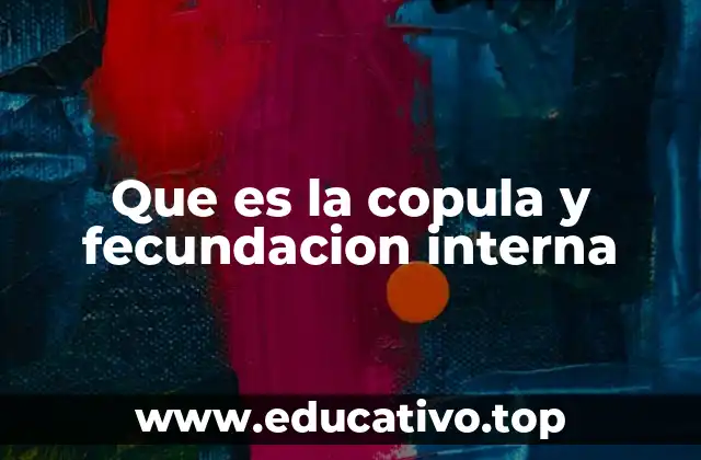 Que es la copula y fecundacion interna