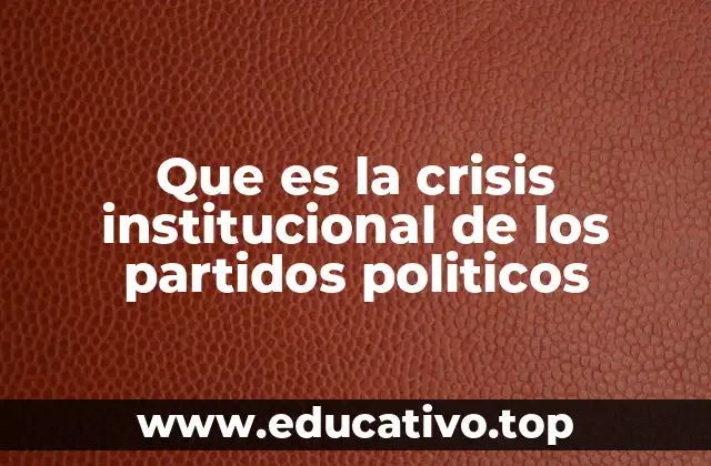 El deterioro de las estructuras internas y su impacto en la gobernabilidad