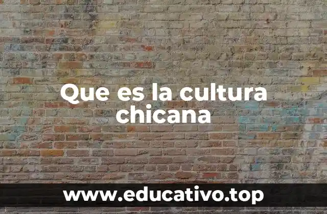 Que es la cultura chicana
