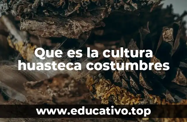 Que es la cultura huasteca costumbres
