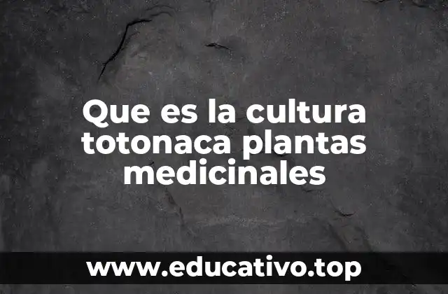 El conocimiento ancestral totonaca sobre la flora medicinal