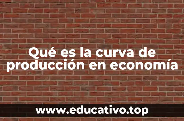 Qué es la curva de producción en economía