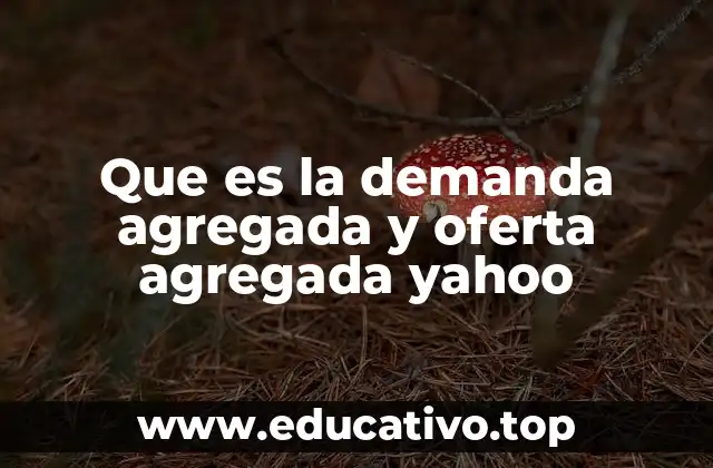La relación entre la economía global y la demanda y oferta agregada
