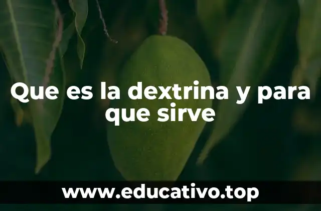 Que es la dextrina y para que sirve