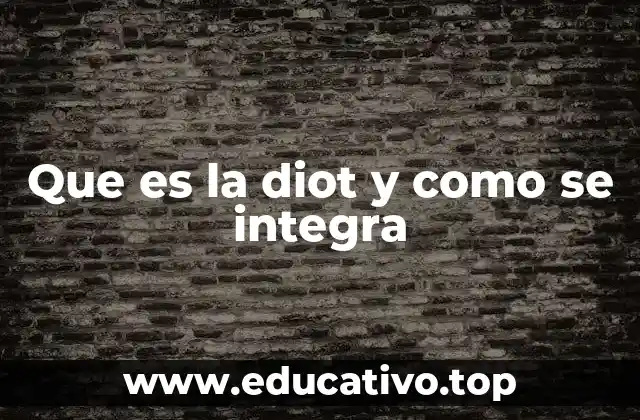 Que es la diot y como se integra
