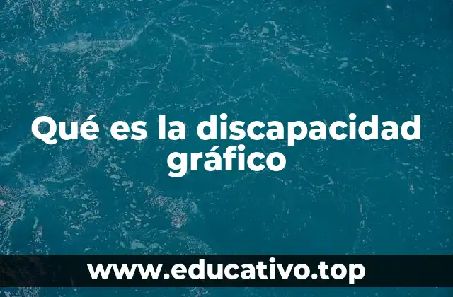 Qué es la discapacidad gráfico