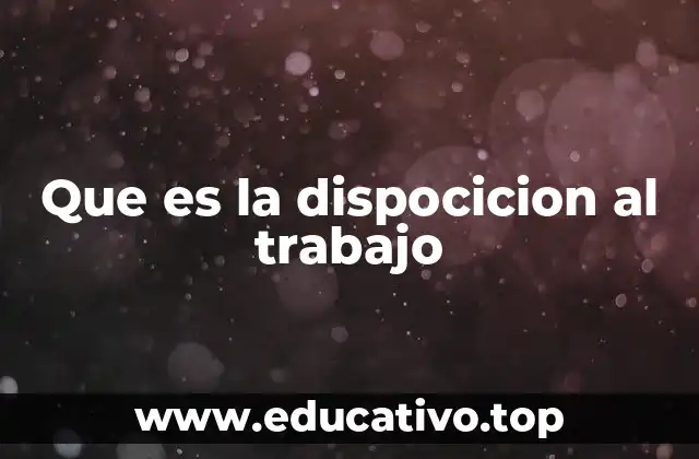 La actitud que impulsa el rendimiento laboral
