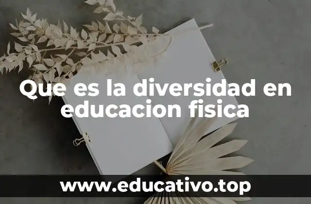 Que es la diversidad en educacion fisica