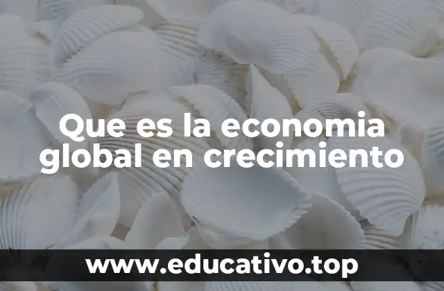 Que es la economia global en crecimiento