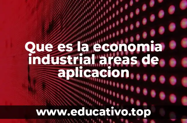 El papel de la economía industrial en el desarrollo económico